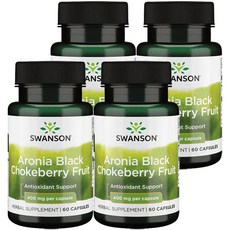 Swanson 斯旺森 野櫻莓膠囊 400mg, 60顆, 4罐