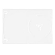 COMCOM 7mm 두께 슬림 DVD 톨 케이스 1장 수납 화이트 50개 세트 CS7-DVDT1S-50WH, 상세페이지 참조, 상세페이지 참조