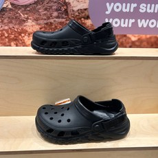 국내 정품 크록스 남녀공용 듀엣맥스 II 클로그 208776-001 블랙