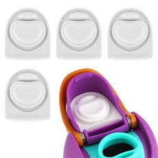 ZUGHXMS Owala FreeSip 680.4g(24온스) 946.4ml(32온스)용 고무 병 O 씰 링 3개 및 교체 스토퍼 3개 실리콘 상단 뚜껑 입구 개스킷 캡 플러, 화이트 스토퍼 4개