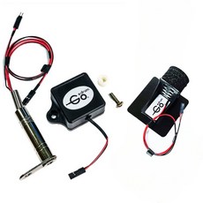 Goedrum 小鼓拾音器 雙拾音器 DIY電子鼓套件 傳統鼓改裝電子鼓 靈敏收音 鼓面震動捕捉, 1個