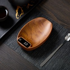 茶則電子秤 家用茶具稱重 咖啡電子秤, 金絲楠木色, 1個