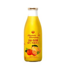 [자임] 감귤 한라봉 NFC 착즙주스, 3개, 1L