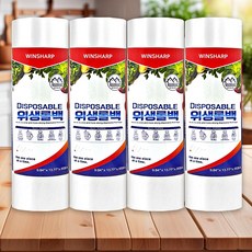 윈샵 일회용 비닐 위생 롤백, 중(M), 500개입, 4개