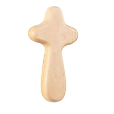 핸드 헬드 나무 주머니 4 인치 편안한 들고 십자가 기독교 선물 클러치 보석 만들기 교회, 03 A