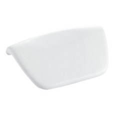 목욕 베개 목 지원 목욕 액세서리 비 슬립 스파 목욕 베개 욕조 헤드 휴식 욕조 베개 홈 스파 몸을 담그기, 하얀색, 26x15cm, PU 가죽