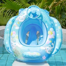 ROZI 산리오 쿠로미 마이멜로디 시나모롤 유아 보행기 튜브 키즈 어린이 캐릭터 물놀이 용품, 1개