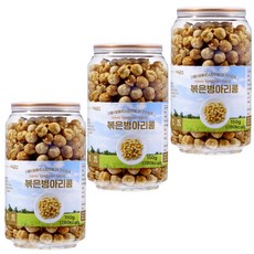 2+1 볶은 병아리콩 건강간식 무설탕간식 뻥튀기 원물스낵, 3개, 150g
