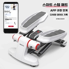 스텝퍼 유산소 근력 하체 운동기구 실내운동 홈트레이닝 헬스기구 다이어트, 스마트 스텝퍼 화이트