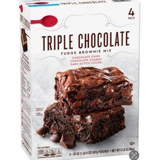 Ghirardelli 기라델리 트리플 초콜릿 브라우니 믹스 2.26kg, 1개