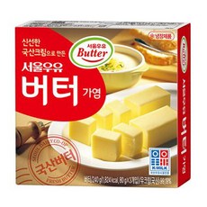 서울우유 가염 버터 240gx3, 240g, 3개