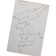 만들기재료 1500 그리기퍼즐 한국지도 대, 본상품