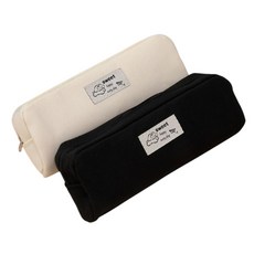 루미부 스위트 퍼피 대용량 펜파우치 필통, 1개, 블랙