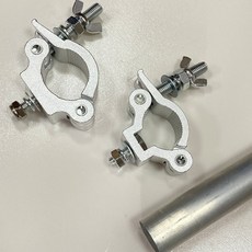 호환 알루미늄 후크 DJ 조명 클램프 오디오 사운드 장비 헤비 듀티 로딩 무빙 고정 39-52mm 트러스 300kg, 02 S 39-52mm