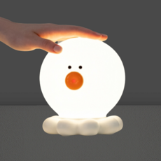 문어 얼굴 조명 스탠드 침실 수면 실리콘 무드등 USB, 1번