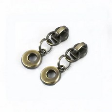 재봉 미싱 5/10개 미티 3 나일론 지퍼 풀러 슬라이더 배낭 의류 교체 수리 키트 DIY 바느질 액세서리, [00] ForNylon-No3, [01] 10Pcs, [00] KY245-Brass