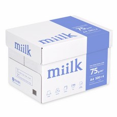 밀크 75g(4팩), 2000개, A4 2000개, A4