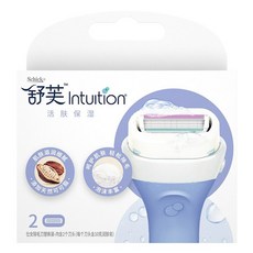 쉬크 여성 제모용 면도날 교체 헤드 2개입 퍼플, 1개