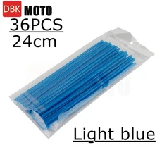 유니버설 스포크 스킨 커버 모토크로스 자전거 바퀴 용 트림 랩 12 색 17CM 장식 보호 파이프, 07 파란