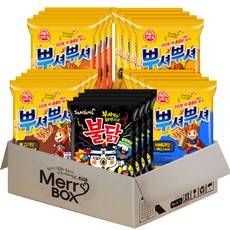 메리박스 스낵세트 뿌셔뿌셔{불고기4+바베큐4+양념치킨4+스위트콘4}+뿌셔불닭4, 1개