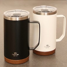 스텐 보온보냉 텀블러 머그 710ml 1P 캠핑 사무실컵 skp*64058ct, 1개, 화이트