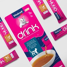 비타크래프트 캣 수분충전 드링크 30g - 5개 (연어와 L-카르니틴) 고양이간식, 150g, 1개, 연어+L-카르니틴