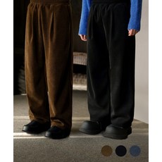 시그니처 SIGNATURE 조거 팬츠 바지 트레이닝 소프트 헤비 코듀로이 원턱 밴딩 팬츠[3컬러 S]