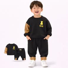 유아 남아 맨투맨 상하세트 곰돌이 조거팬츠 가을 상하복