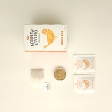 하이어리빙 유기농 진저킥 차, 1개, 15개입, 2.4g