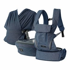 POGNAE MAX 嬰兒揹帶 多功能透氣舒適款 人體工學設計, 月空藍
