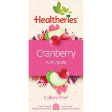 헬씨리스 크랜베리 위드 애플 티 티백 Healtheries Cranberry with Apple Tea, 20개입, 1개