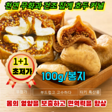 1+1[ 증진] 무화과 말랭이 햇 청무화과만을 통째로 반건조 건무화과 자연 간식/ 사무실 간식추천, [100g/봉지]*1