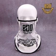 800度 冰絲防曬掛耳面巾, 白色掛耳面巾, 1個