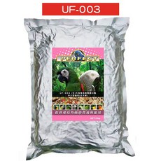 波飛鸚鵡飼料《UF003大型鸚鵡有殼精緻日糧(生)5台斤/3公斤》適合中大型鸚鵡/有殼生料〔李小貓之家〕, 1個