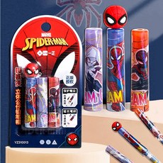 스파이더맨 페이스 인형 연필캡 3p / 연필심 보호 마개 마개, 1개