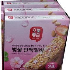 오늘좋은 벚꽃 단백질바, 3개, 120g
