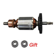 보쉬 로터 앵커 아마추어 스위치용 핸드 드릴 임팩트 톱니, [02] Rotor With bearing, 1개
