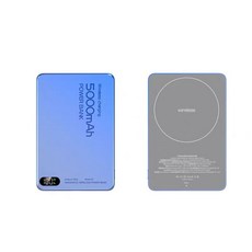 隔日到貨【3C WH標示】10000mAh MagSafe 行動電源 磁吸快充 移動電源 無線充電 外接電池 超薄行動充, 規格, 寶石藍【優先消耗+雙彈窗】耳機手錶三合一, 5000毫安【帶3C標示｜可上飛機】