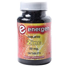 ENERGEN 螯合鋅 50 mg片劑, 100入, 1個, 100顆