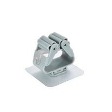 拖把架免打孔拖把夾子衛生間置物架牆上廁所拖布架強力拖把掛鉤, 1個, 6*6透明款灰色:/5份