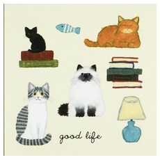 Greeting Life Yusuke Yonezu 米津祐介 貓咪造型便利貼, 1個