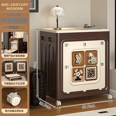 衣服收納箱翻蓋大容量家用臥室玩具收納框可摺疊換季儲物箱整理箱, 1個, 1層