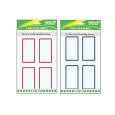 멀티디자인 견출지37x63mm 네임라벨스티커, 청색