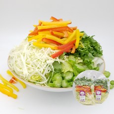 낮12시전 발송 100%국내산 파프리카 믹스샐러드 대용량 1kg, 2개, 500g