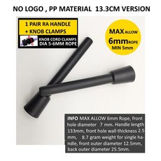 예비 핸들 점프 밧줄 DIY 부품 액세서리 15CM 길이 1 쌍 클램프 5MM 6MM, NO RA 3