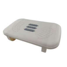 포스텝 바른자세 책상 발받침대 직장인 학생 의자 발판 풋레스트, 베이지