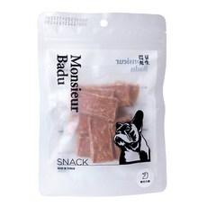 【草泥貓-巴豆先生】鴨肉方餅 寵物零食, 1個, 80g, 鴨