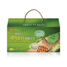 광야 아몬드 새싹보리 양배추차, 25g, 40개입, 2개