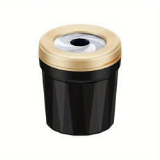 DFMEI 創意旋轉開合菸灰缸家居擺件家用菸灰缸防飛灰葉片菸灰盅旋轉, 1個, 金色:如圖