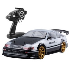 4WD 대형 RC 레이싱카 무선조종, 배터리6개, 화이트